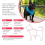 (Medium) AllPetSolutions Dog Harness with Reflective Strip in Blue S/M/L 5