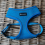 (Medium) AllPetSolutions Dog Harness with Reflective Strip in Blue S/M/L 7