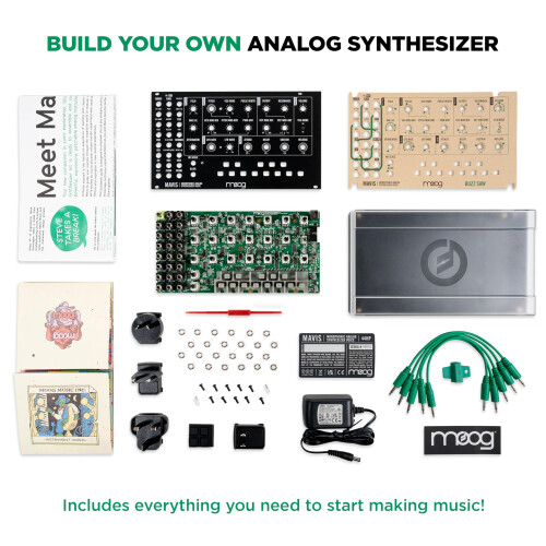 MOOG Mavis - Standalone Semi-Modular Analog Synthesizer Kit with Keybo 1