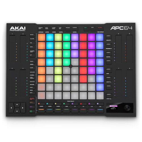 Akai AKAI Professional APC64 Ableton MIDI Controller with 8 Touch Strips  S