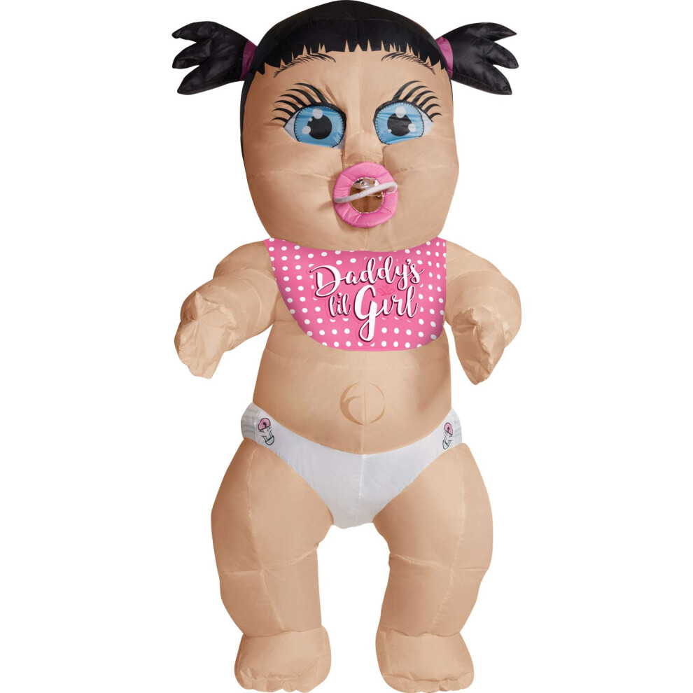 Rubie's Daddy's Li'l Girl Inflatable Adult Costume  As Shown 100% Nylo