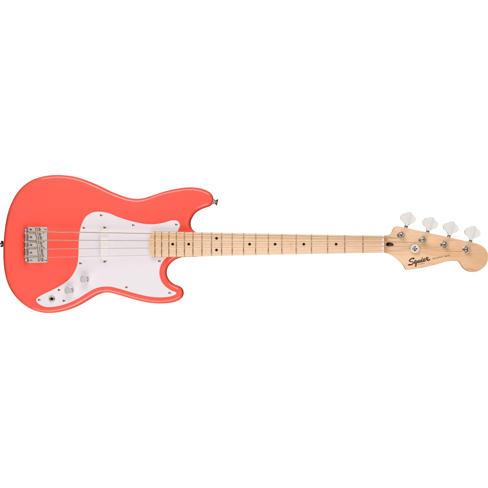 Squier Squier Sonic Bronco Bass  Tahitian Coral  Maple Fingerboard