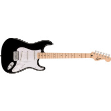 Squier Sonic Stratocaster Electric Guitar  with 2-Year Warranty  Black