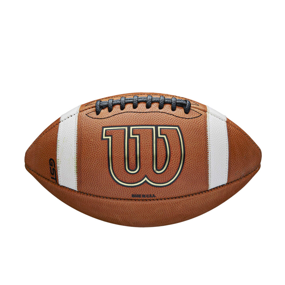 WILSON Sporting Goods GST Game Football - Official Size  (WTF1003B)