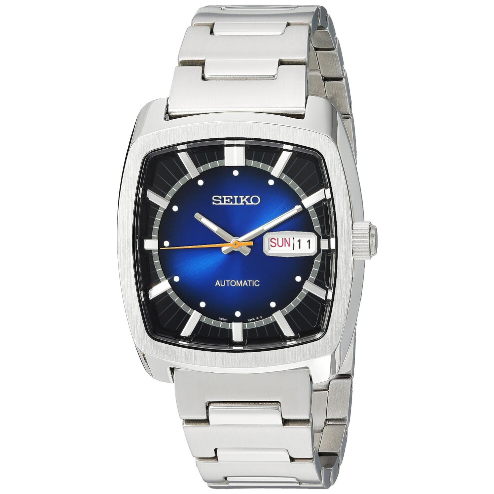 SEIKO Recraft Automatic Watch - Blue Dial  Stainless Steel  Day/Date C