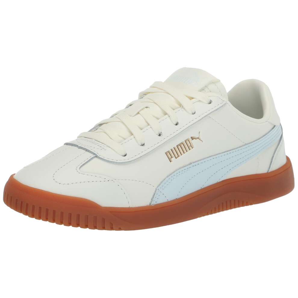 PUMA Women's Club 5V5 Sneaker  Warm White-Dewdrop Gold  6