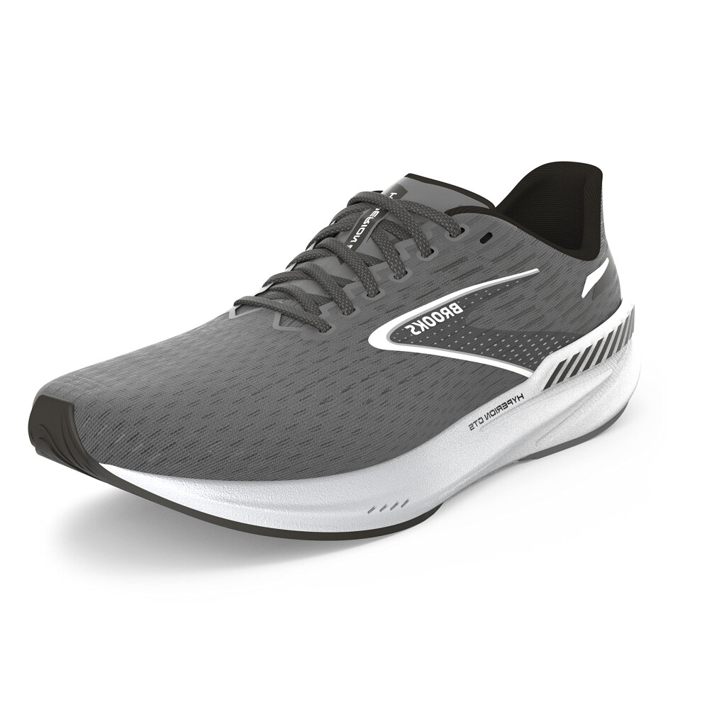 Brooks Mens Hyperion GTS Supportive Running Shoe - Gunmetal/Black/Whit