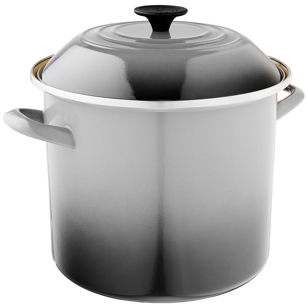 Le Creuset Enamel On Steel Stockpot  10 qt.  Oyster