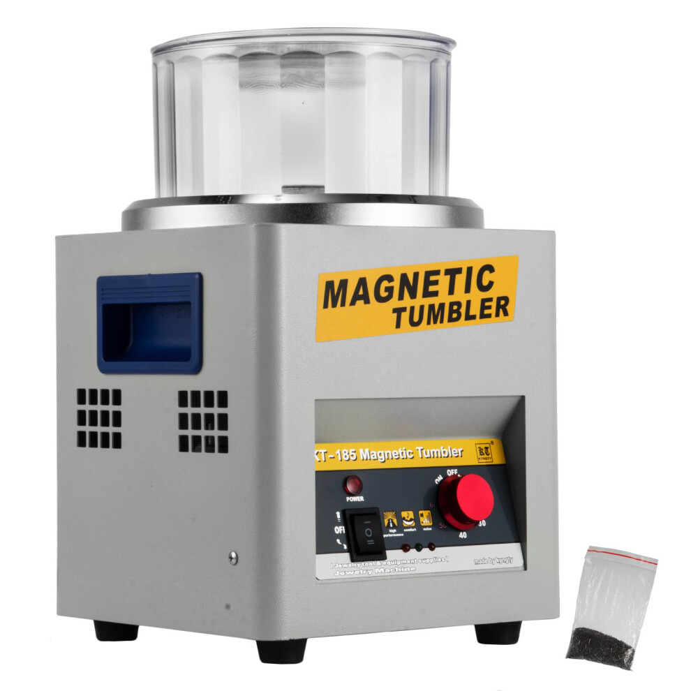 Happybuy Magnetic Tumbler 180mm Jewelry Polisher Tumbler 2000 RPM KT-1