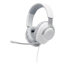 JBL Quantum 100 - Wired Over-Ear Gaming Headphones - White Large