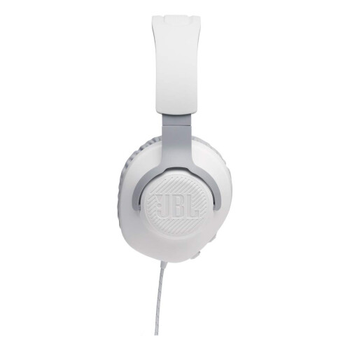 JBL JBL Quantum 100 - Wired Over-Ear Gaming Headphones - White  Large 2