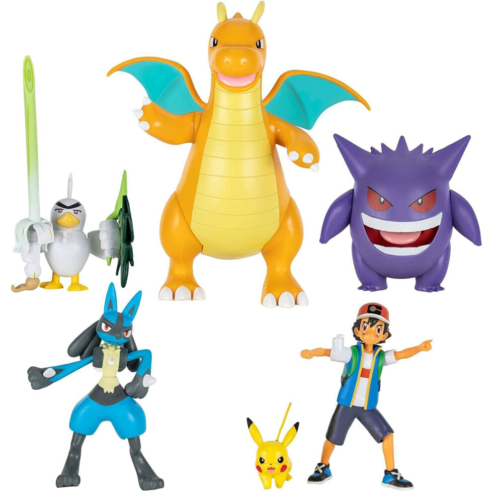 Pokemon Battle Fig Journeys Multipack (5pk) 3'' Lucario Sirfetchd and