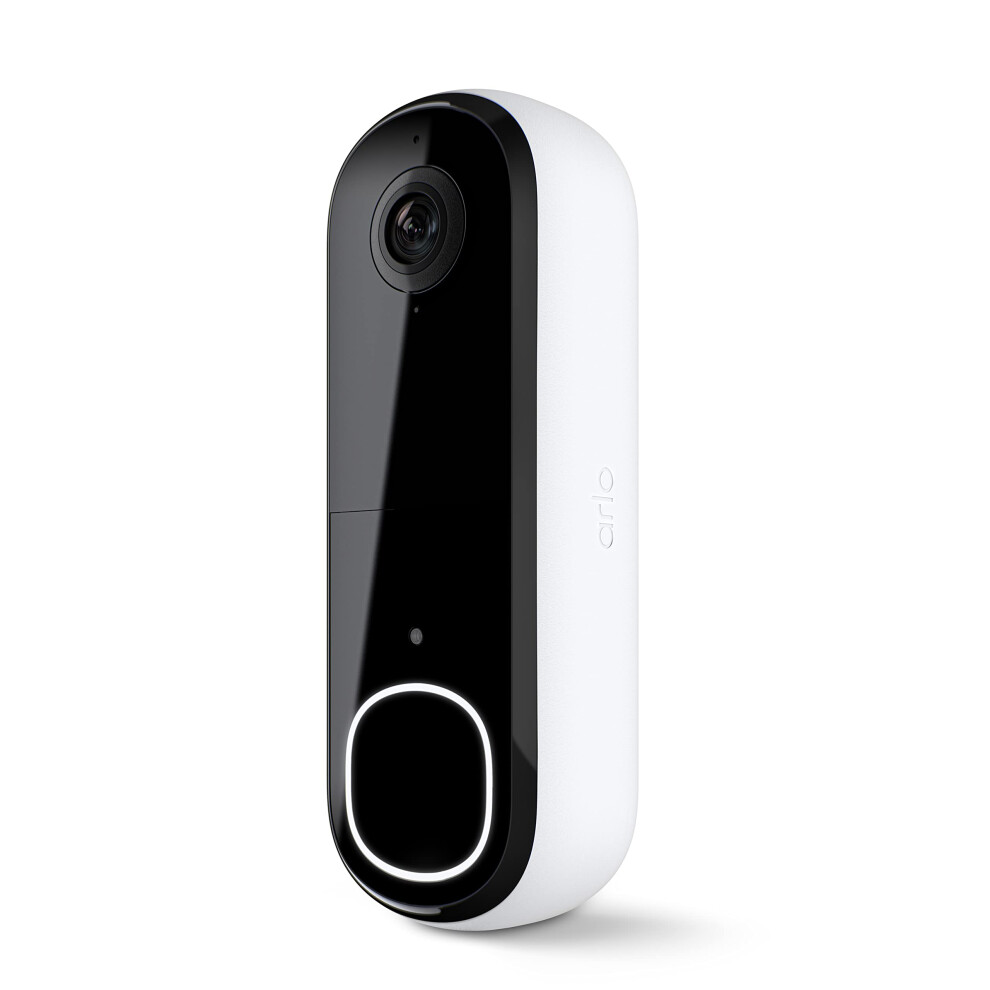 Arlo Video Doorbell 2K (2nd Generation) - Battery Operated or Wired Do