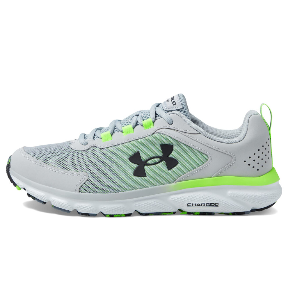 Under Armour Men's Assert 9 Mod Gray/Lime Surge/Black  10 M