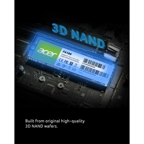 Acer acer FA100 2TB M.2 SSD 2280 NVMe Gen3 x4 Internal Solid State Drive  U 1