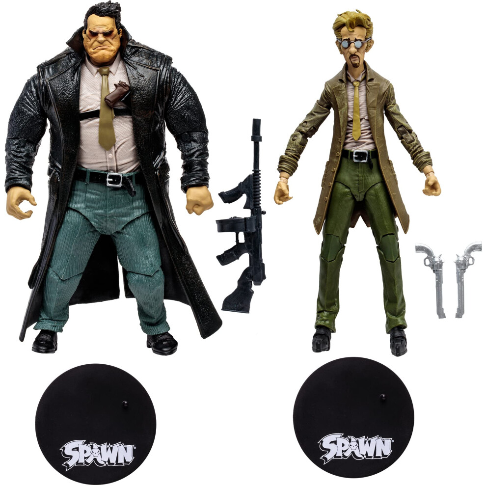 Mcfarlane Toys Mcfarlane - Spawn - 7"" Sam And Twitch Deluxe Action Figure Set