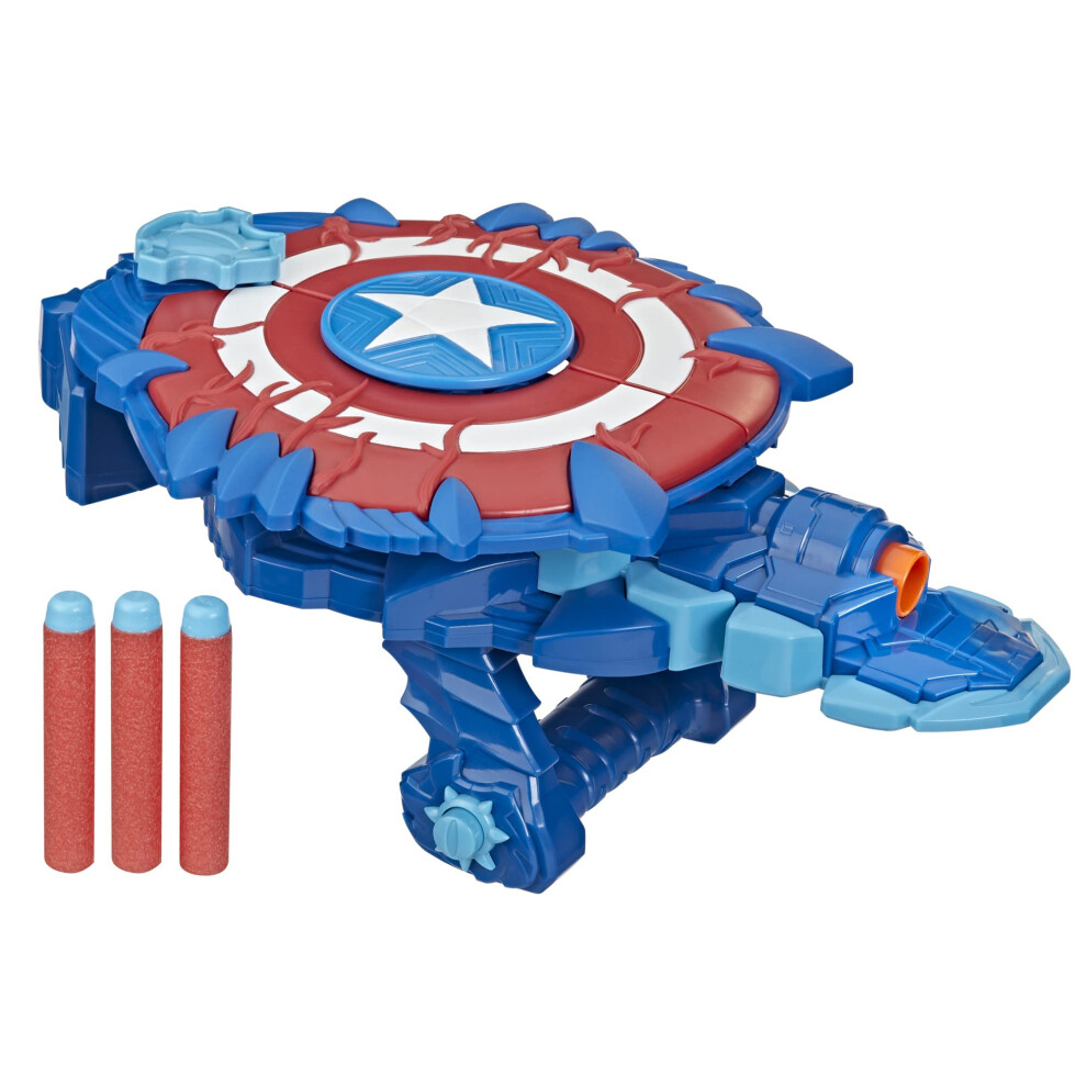 Marvel Avengers Mech Strike Monster NERF Captain America Monster Blast