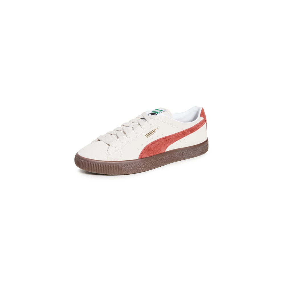 PUMA Select Men's Suede Vintage Sneakers  Pristine-Chili Oil-Gum  Red