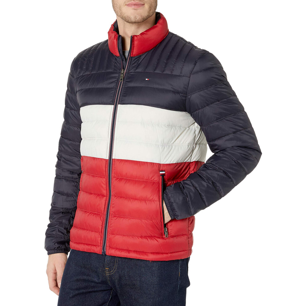 Tommy Hilfiger Men's Real Down Insulated Packable Puffer Jacket  Port