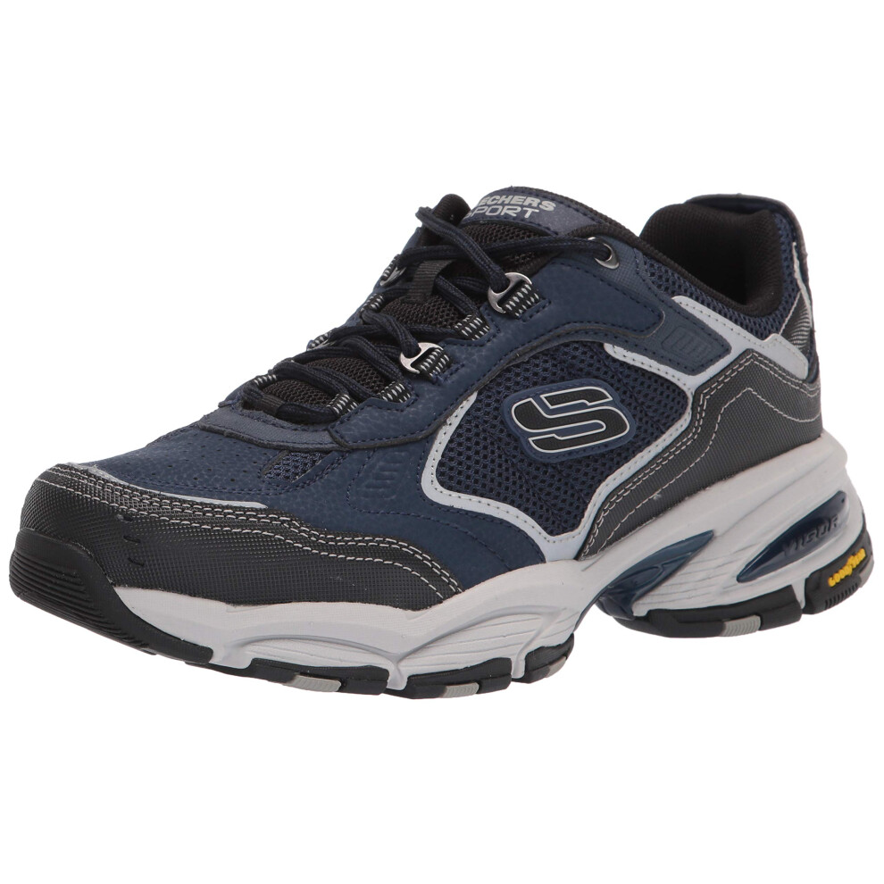 Skechers Men's Vigor 3.0 with Goodyear Rubber Outsole Oxford  Navy/Bla