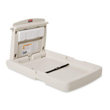 Rubbermaid Commercial Vertikaler Wickeltisch, 23" L x 34" B x 4" H, Lichtplatin (FG781988LPLAT)