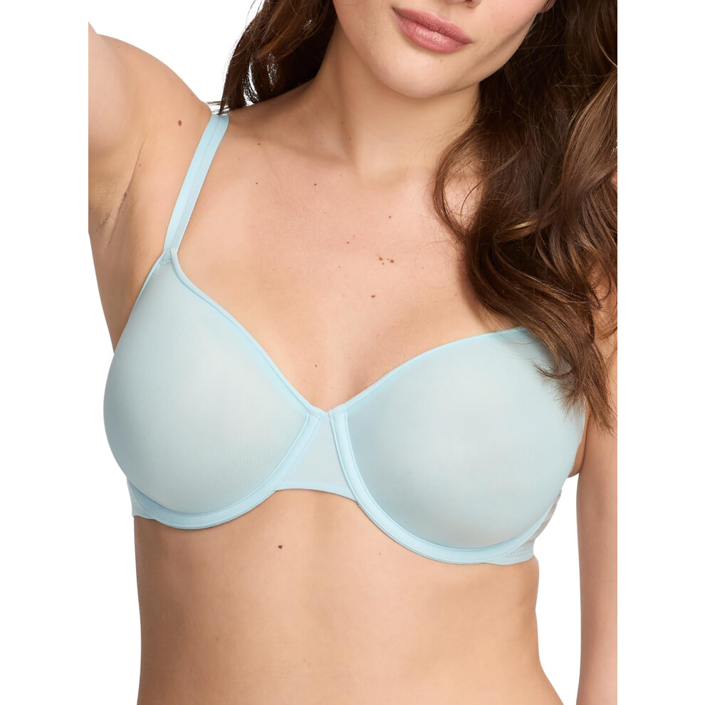 Calvin Klein Women's Sheer Marquisette Lightly Lined Demi Bra  Stratos