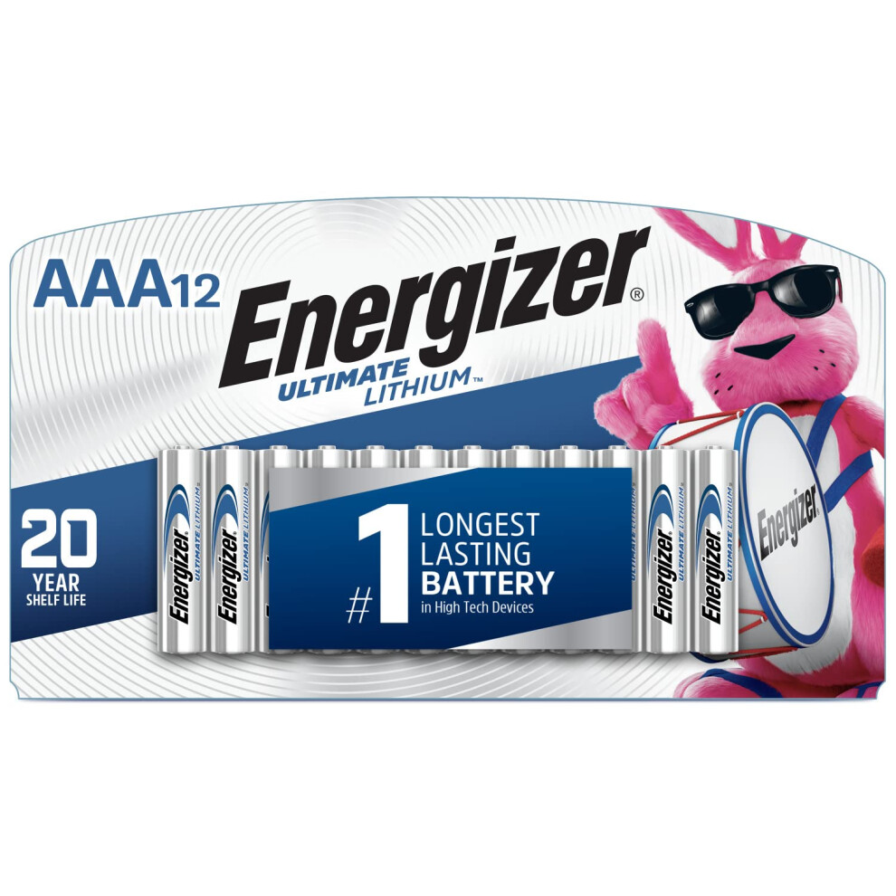 Energizer AAA Batteries  Ultimate Lithium Triple A Battery  12 Count