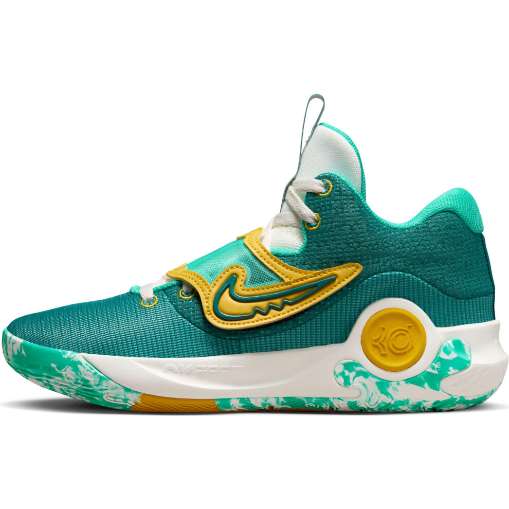 NIKE Men's Basketball Low  Clear Jade Geode Teal Sail Vivid Sulfur  10