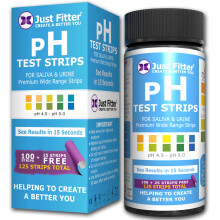Just Fitter pH-Teststreifen zum Testen des Basen- und S?uregehalts im