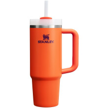 Gobelet Isotherme Stanley Quencher H2.0 Stainless avec Couvercle et Paille, 30 oz, Tigerlil