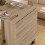 Homcom HOMCOM Mobile Drop Leaf Dining Table, Folding Desk with 2 Wheels, Natural 7