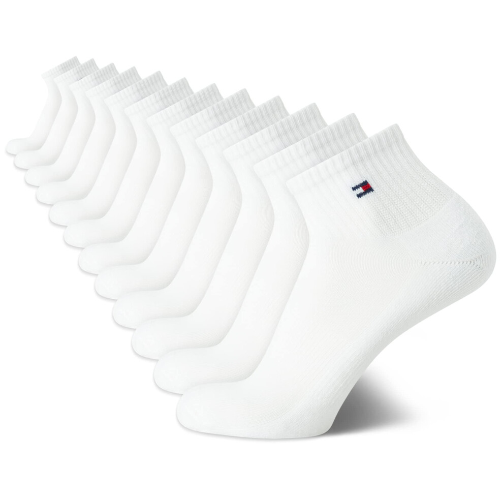 Tommy Hilfiger Men's Socks - Cushion Quarter Cut Ankle Socks (12 Pack)