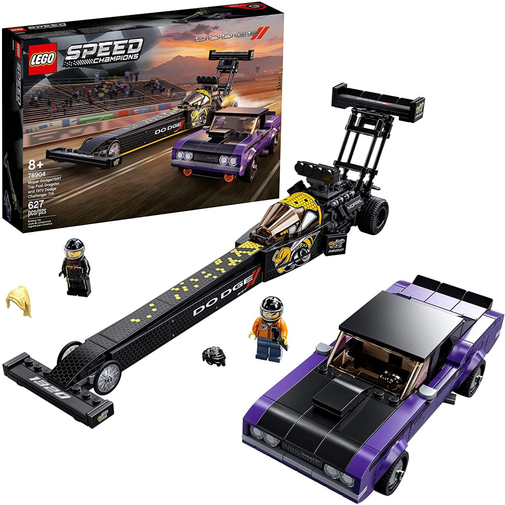 LEGO Speed Champions Mopar Dodge//SRT Top Fuel Dragster and 1970 Dodge