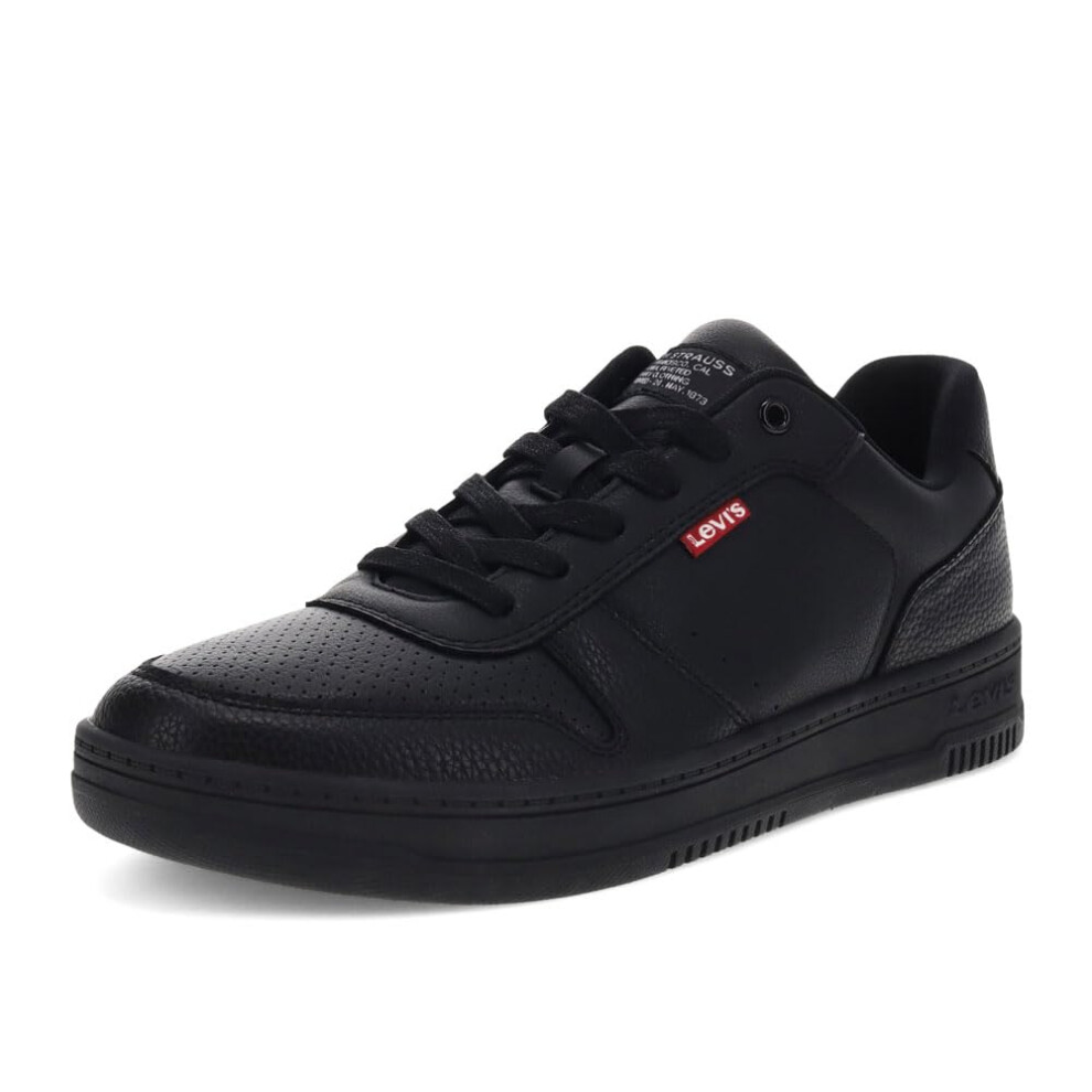 Levi's Mens Drive Lo Synthetic Leather Casual Lace Up Sneaker Shoe  Bl