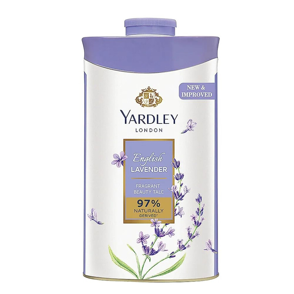 Yardley English Lavender Perfumed Talc | 250g ( 8.81 Ounce) | Pack of