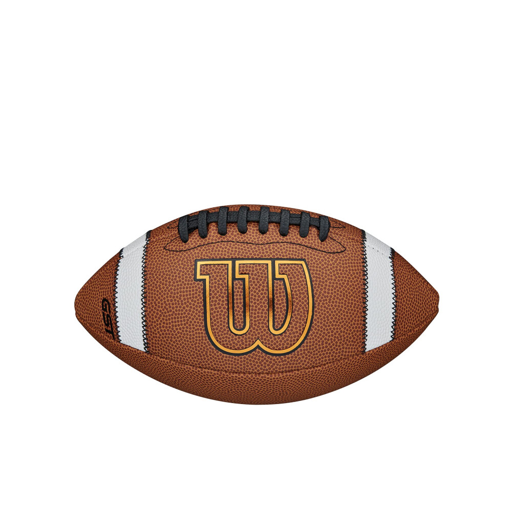 Wilson GST Composite Football - Junior Size  Tan