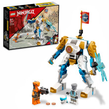 LEGO NINJAGO Zanes Power Up Mech EVO Actiefiguur met Cobra Slang en Zane Minifiguur, 71761