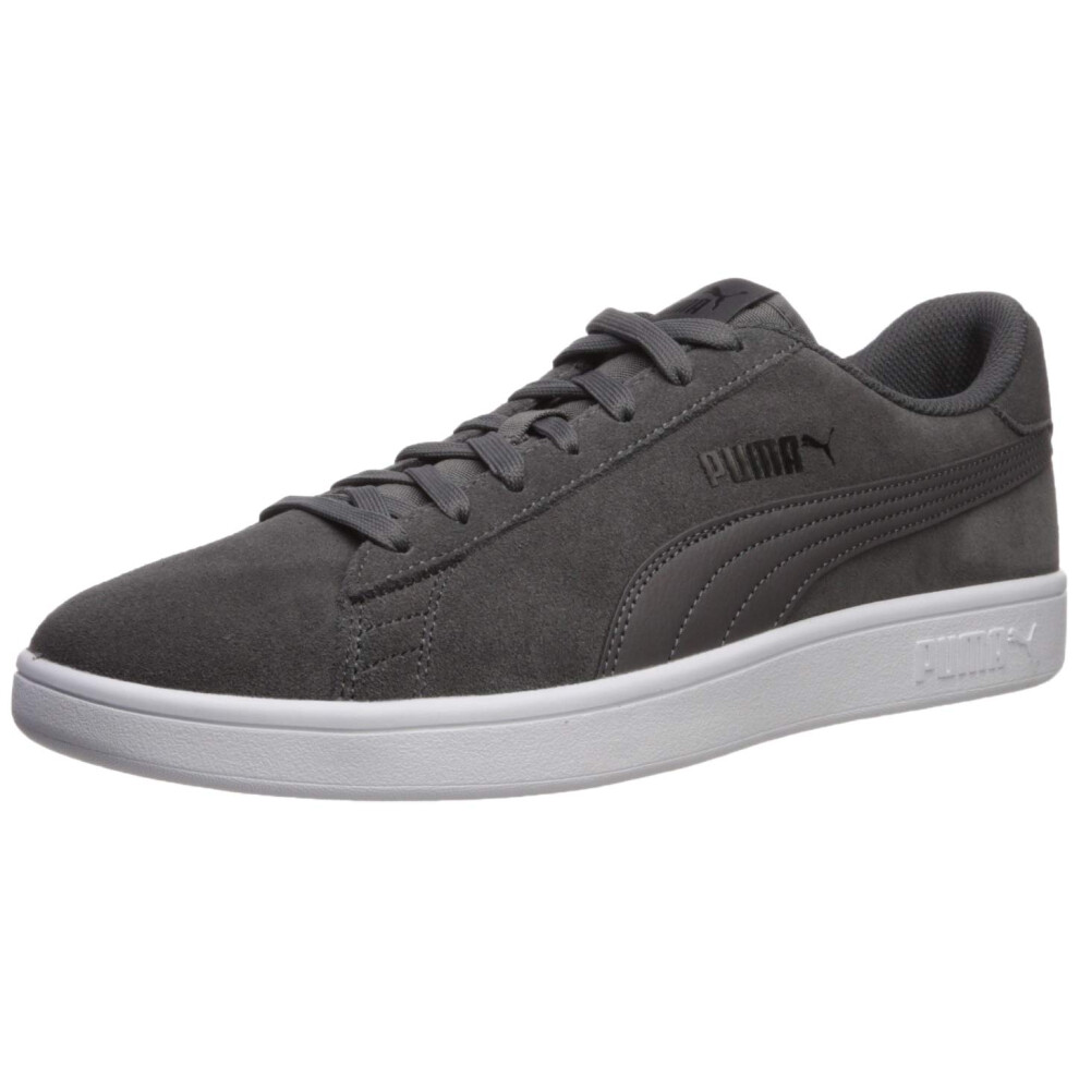 PUMA Men's Smash 2 Sneaker  Castlerock-Black-White  11.5 M US