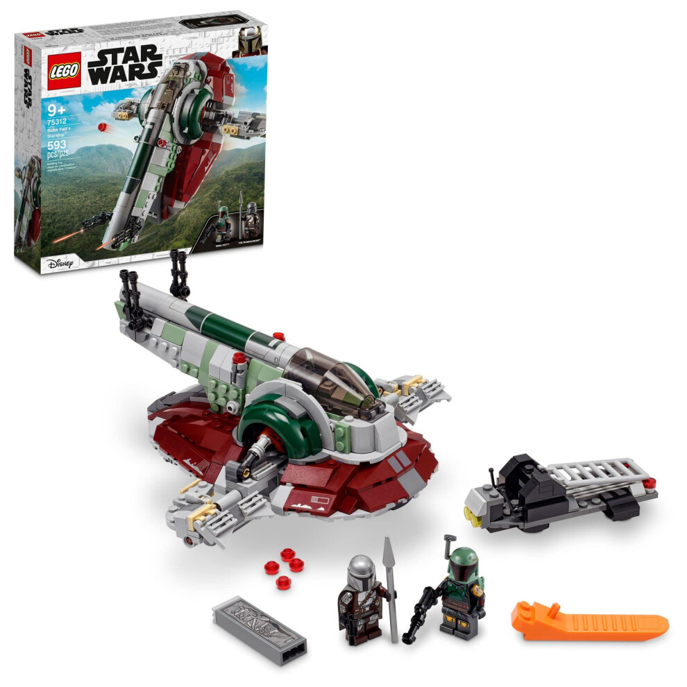 LEGO Star Wars Boba Fett Starship 75312 Building Toy - Mandalorian Mod