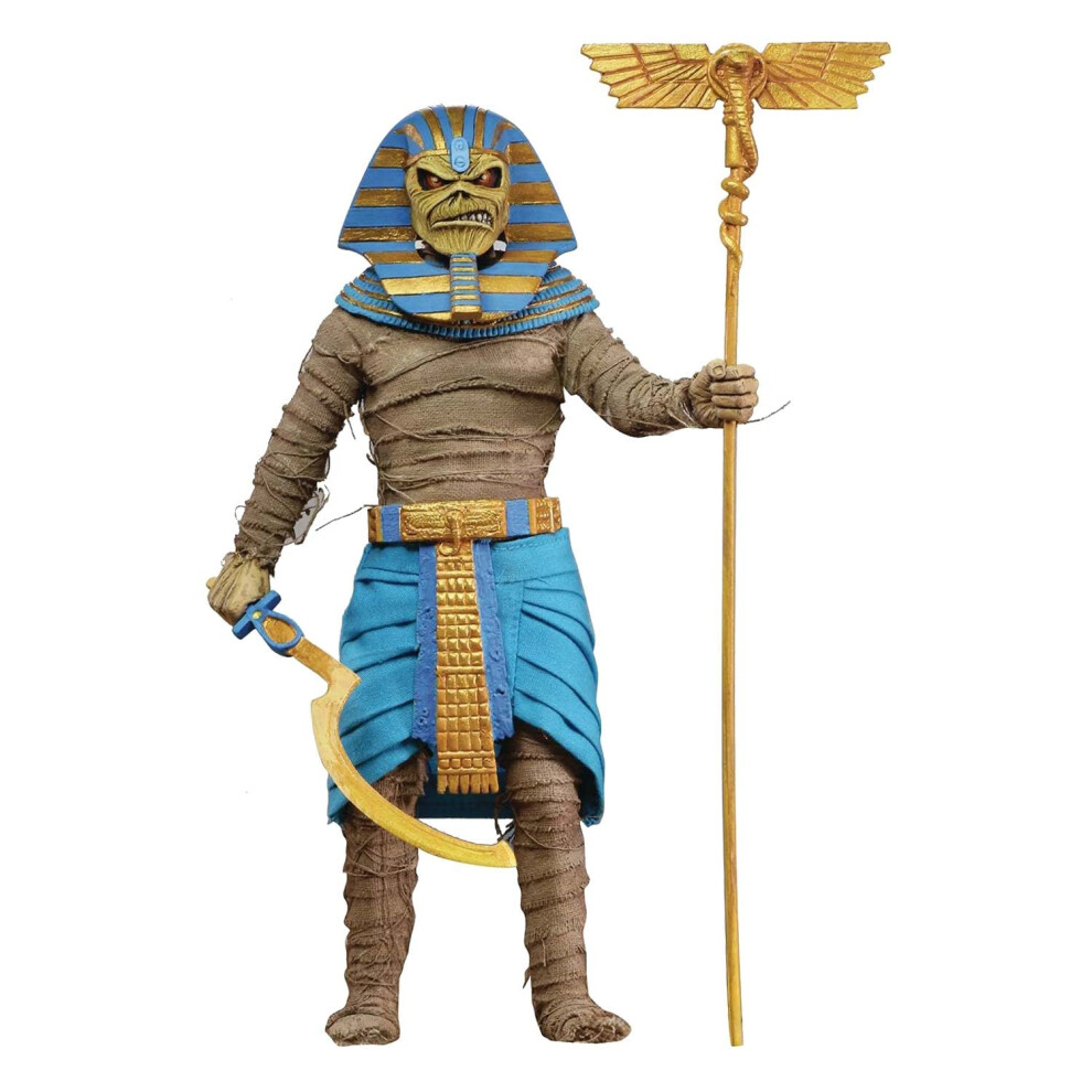 Iron Maiden - 8  Clothed Action Figure - Powerslave Pharaoh