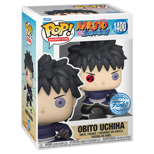 Funko Funko Pop! Animation: Naruto Shippuden - Obito Uchiha (Unmasked) Figur