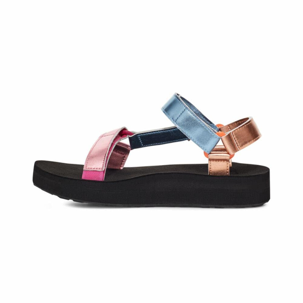 Teva Women's Midform Universal Shimmer Sandal  Pink Multi  7