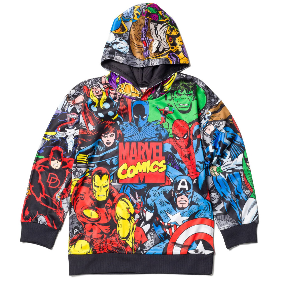 Marvel Avengers Spider-Man Venom Iron Man Little Boys Fleece Pullover