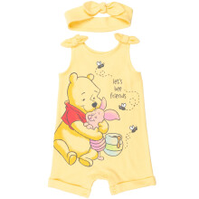 Disney Winnie The Pooh Conjunto de Mono y Diadema para Niñas Amarillo 18 Meses