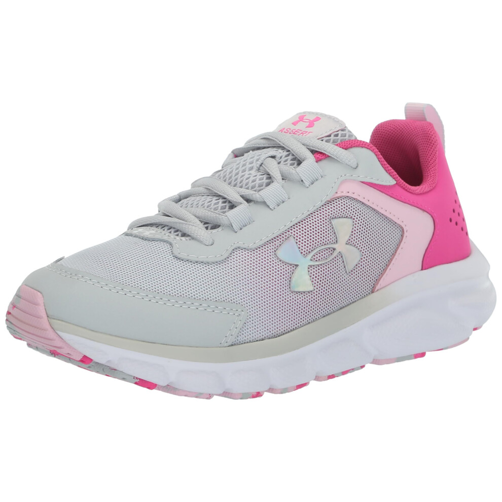 Under Armour Girls' Grade School Assert 9  (104) Halo Gray/Rebel Pink/