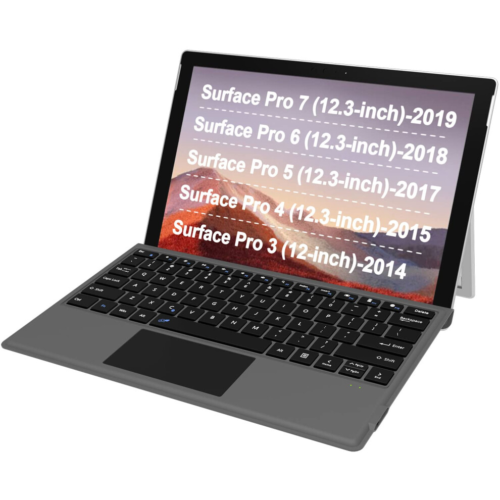 Photos - Keyboard Arteck Microsoft Surface Pro Type Cover Ultra-Slim Portable Bluetooth HB187