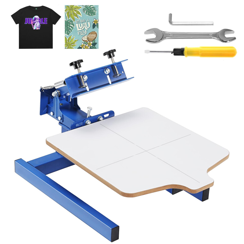 VEVOR Screen Printing Machine  1 Color 1 Station Silk Screen Printing