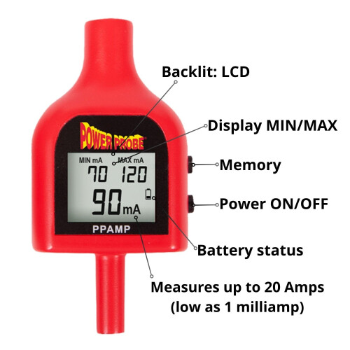 Power Probe Amp Adapter Tip for Live Current in Automotive Electrical 1