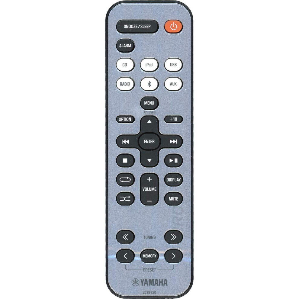 OEM Yamaha Remote Control Originally Shipped with: MCR-B142  MCRB142