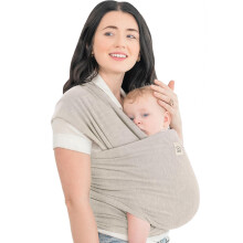 Original Baby Tragetuch, Für Babys 0-36 Monate, Steingrau